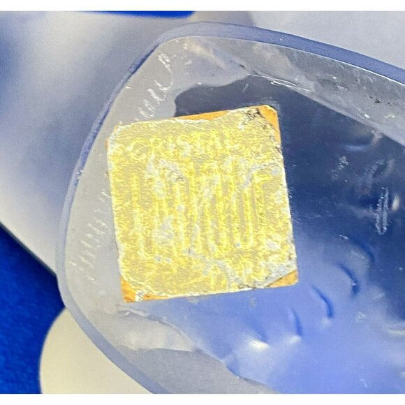 Estate Lalique Frosted Crystal Bird Paperweight! - Damaged! 121 - Picture 8 of 12